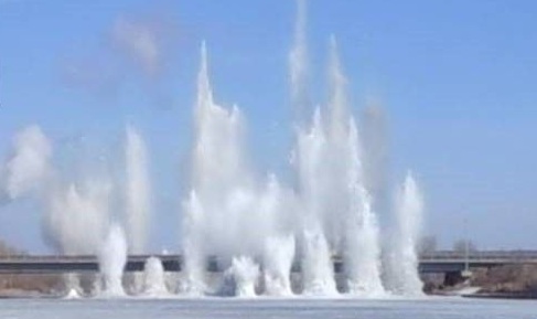 На саратовской реке несколько дней будут взрывать лёд